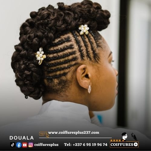 Coiffures femmes Douala, salon de beauté coiffures plus